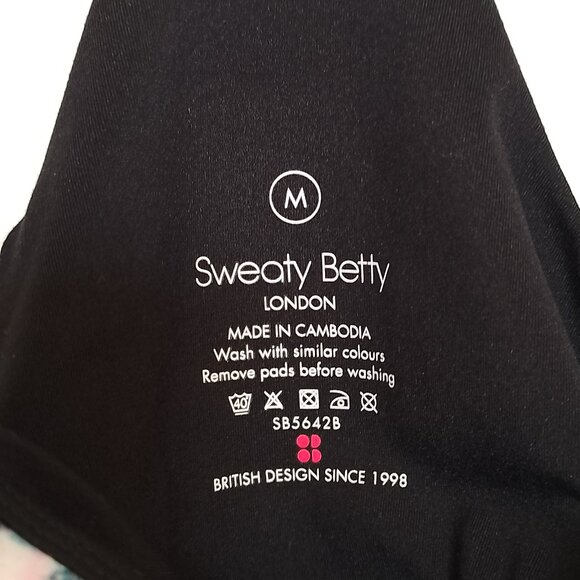 Sweaty Betty Yoga Tank Top, Racerback, Blue XRay Floral Print, Sz. M - Picture 5 of 6